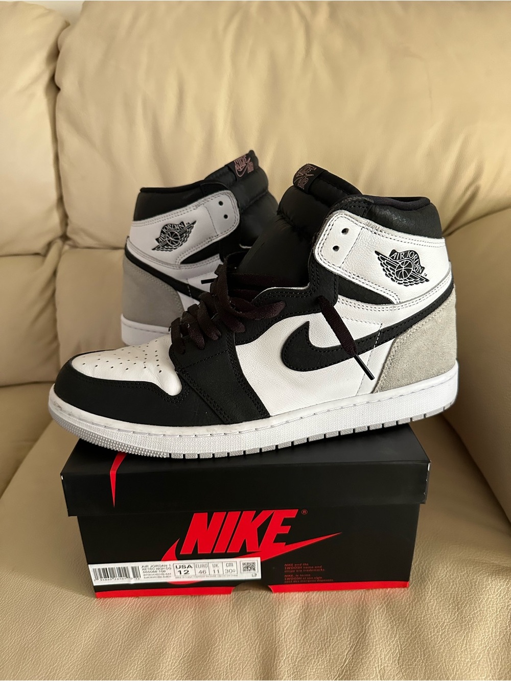 Nike Air Jordan 1 high stage haze bleached coral size 12 men’s